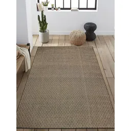 Saral Home Brown & Beige Woven-Design Anti-Skid Carpet-picture-39