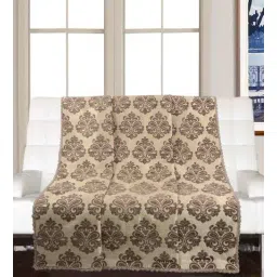 saral home Brown Chenille Solid 63x55 inch Machine Tufted Throw-picture-28