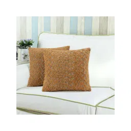 Saral Home Brown Cotton Cushion Covers - Set of 2-picture-46