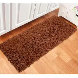 saral home Brown Cotton Runner-picture-12