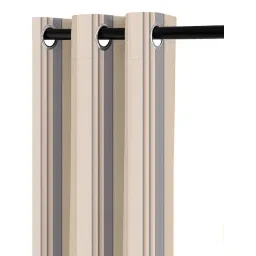 Saral Home Brown Cotton Stripe Curtain-picture-10