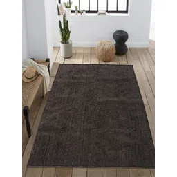 Saral Home Brown Solid Anti-Skid Carpet-picture-31