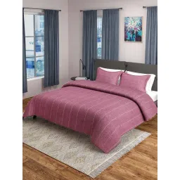 Saral Home Chawla Pink 350 TC Bed Sheet Set-picture-47