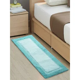 Saral Home Elyesse Sea Green Self-Design Antiskid Runner-picture-40