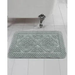 saral home Geometric Patterened Antiskid Bath Mat 24" x 19"-picture-35