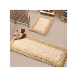 Saral Home Gold Microfiber Stripes Bathmat-picture-23