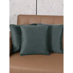 Saral Home Gold Velvet Cushion Covers - Set of 3-picture-44