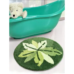 Saral Home Green 2200 GSM Anti-Skid Round Bath Mats-picture-24