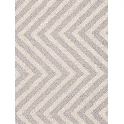 Saral Home Grey 4 Pieces Chevron Cotton Rectangle Table Placemats image 3