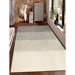 Saral Home Grey & Off-White Striped Anti-Skid Dhurrie-picture-32