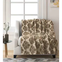 saral home Grey Chenille Solid 55x49 inch Machine Tufted Throw (Set of 2)-picture-25