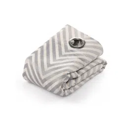 Saral Home Grey Cotton Geometric Curtain-picture-39