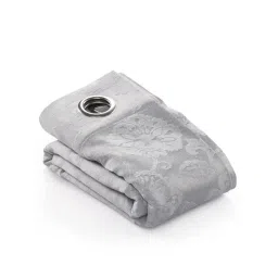 Saral Home Grey Cotton Geometric Curtain-picture-22