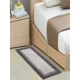 Saral Home Grey Microfibre Small Antiskid & Washable Power Runner-picture-40