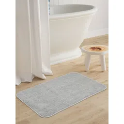 Saral Home Grey Neo Shaggy Yarn Microfibre Anti-Skid Bath Mat-picture-17