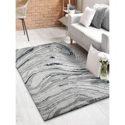 Saral Home Grey Printed Floor Carpet-picture-11