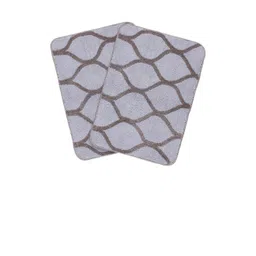 Saral Home Grey Set Of 2 Anti-Skid Doormats-picture-32