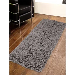 Saral Home Grey Solid Anti-Skid Runner image 1