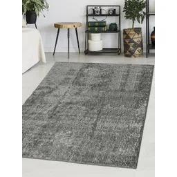 Saral Home Grey Solid Cotton Shaggy Carpet-picture-32