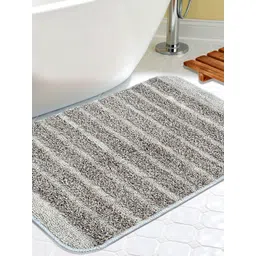 Saral Home Grey Striped Polyester Runner-picture-50