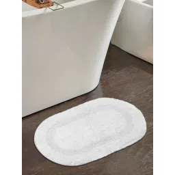 Saral Home Ivory Cotton Plain Dyed Bathmat-picture-17