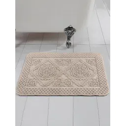 Saral Home KAKU Beige 1000 GSM Cotton Antiskid Bathmat-picture-32