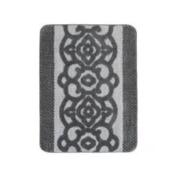 Saral Home KARO Geometric Grey Microfibre Bath Mat-picture-16