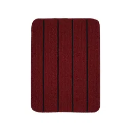 Saral Home Maroon Polyester 1083 GSM Door Mat - Set of 1 image 2