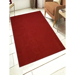 Saral Home Maroon Solid Anti-Skid Carpet-picture-22
