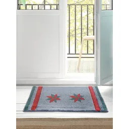 Saral Home Multi Polyester Geometric Door Mat-picture-30