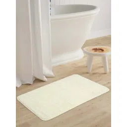 Saral Home Neo Ivory Cotton 2700 GSM Bath Mat - Set of 1 image 1