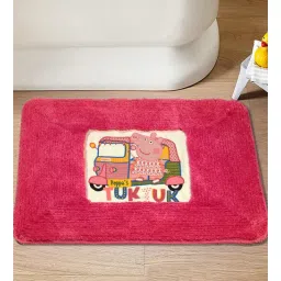 saral home Peppa Pig Tuk Tuk Anti Slip Bathmat in Pink-picture-17