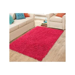 Saral Home Pink Cotton Carpet - Set of 1-picture-43