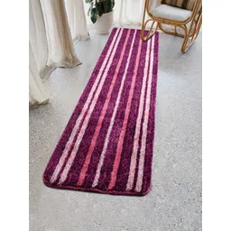 Saral Home Pink Striped Anti-Skid Floor Runner-picture-18