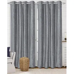 saral home Set of 2 Blackout Door Curtains with Eyelets Header-picture-13