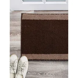 Saral Home Set Of 2 Colourblocked Anti-Skid Cotton Doormats-picture-29