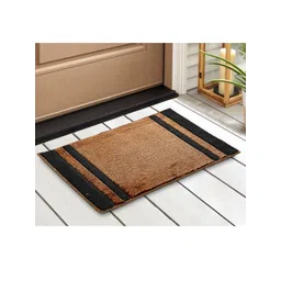 Saral Home Set Of 2 Striped Cotton Anti-Skid Door Mats-picture-36