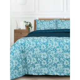 Saral Home Teal Cotton 250 TC 400 GSM Reversible Single Quilt-picture-14