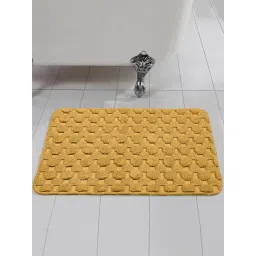 Saral Home YANO Geometric Gold Cotton Antiskid Bath Mat-picture-35