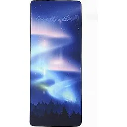 Saral Home Unicorn Soft Microfiber Antiskid Yoga/Excercise Mat (Blue, 60X130 cm)-picture-17