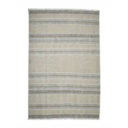saraswatii global Brown & Grey Abstract Anti-Skid Woolen Carpet-picture-27