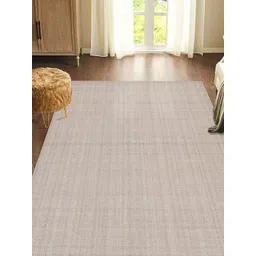 saraswatii global Grey Solid Hand-Tufted Woollen Carpet-picture-18