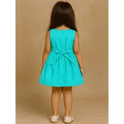 SARDAR DRESSES Floral Embroidered A-Line Dress image 3