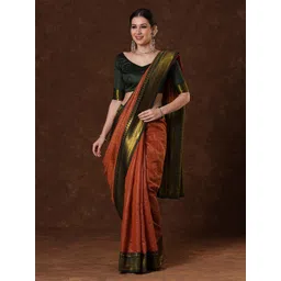 Saree mall Striped Zari Maheshwari Sarees-picture-41
