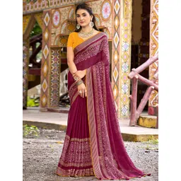 Saree mall Women Bandhani Printed Sarees-picture-11
