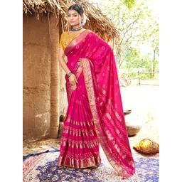 Saree mall Woven Design Zari Pure Silk Sarees-picture-18