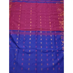 Saree star Ethnic Motifs Woven Design Zari Taant Sarees image 3