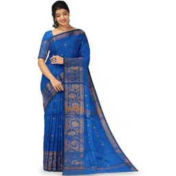 Saree star Woven Design Zari Taant Sarees-picture-22