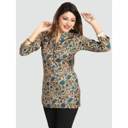 Saree Swarg Beige Printed Tunic-picture-23