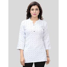 Saree Swarg Geometric Printed Kurti-picture-37